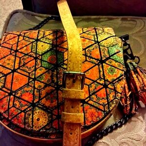 Colorful Geometric Crossbody Bag